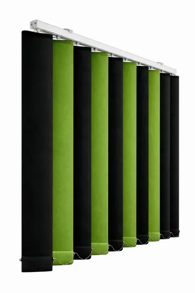Jaluzele verticale blackout 2 culori negru / verde deschis – Stella 8210 / 8270