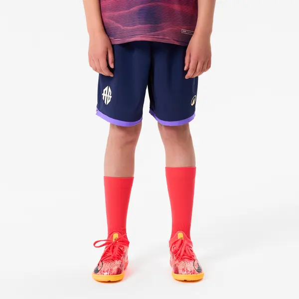 Jambiere de fotbal aderente Viralto II mid „AG” A.Griezmann roz, copii