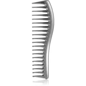 Janeke Chromium Line Wavy Comb for Gel Application pieptene de păr pentru aplicarea produselor cu textură de gel