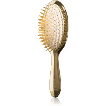 Janeke Gold Line Air-Cushioned Brush with Gold Pins perie de tip paletă