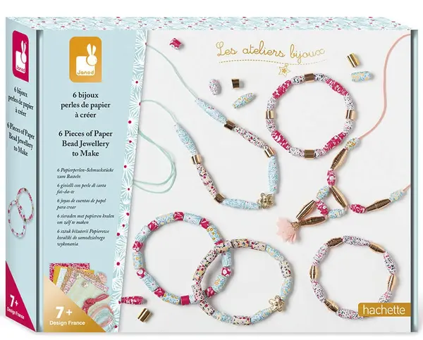 Janod Jewellery Making Kit - Perle de hârtie