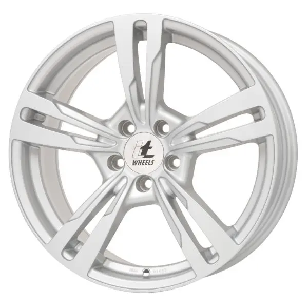 Janta aluminiu 8x18, 5x120, CH 72,6, ET: 42 model ITWHEELS Anna Argintiu Lucios