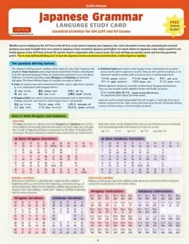 Japanese Grammar Language Study Card. Essential Grammar for the JLPT and AP Exams (Includes Online Audio), Cards/Emiko Konomi