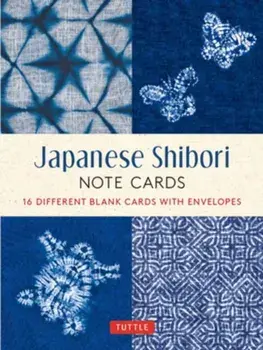 Japanese Shibori, 16 Note Cards. 16 Different Blank Cards with 17 Patterned Envelopes/***