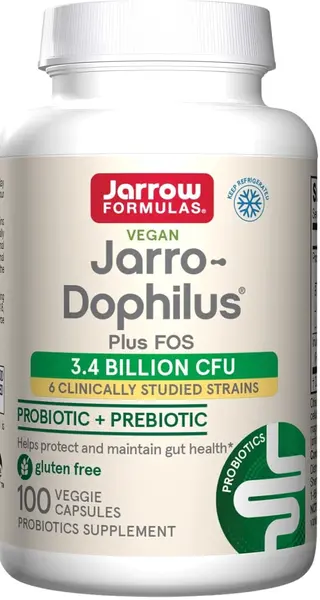 Jarro-Dophilus + FOS, 100 capsule, Jarrow Formulas