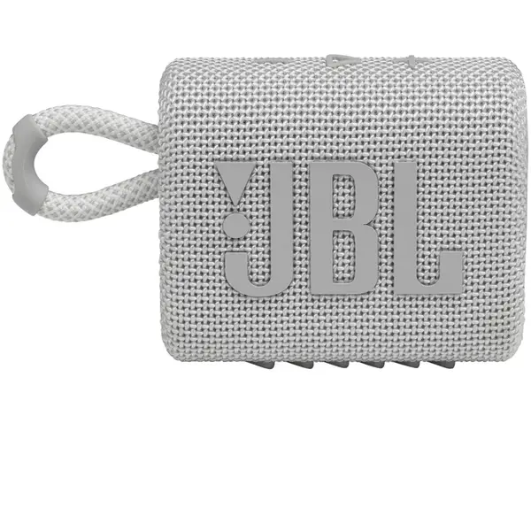 JBL Boxa portabila JBL GO3, IPX67, Bluetooth, Alb