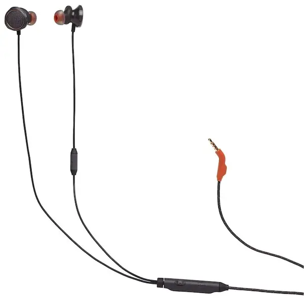 JBL Casti Gaming In-Ear JBL Quantum 50, cu fir, Microfon, Negru
