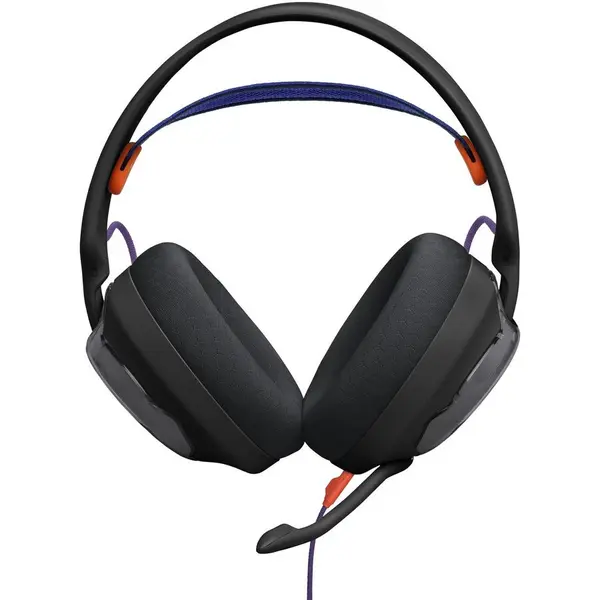 JBL Casti gaming JBL Quantum 250, JBLQTUM250BLK, cu fir, microfon, over-ear, Jack 3.5mm, Negru