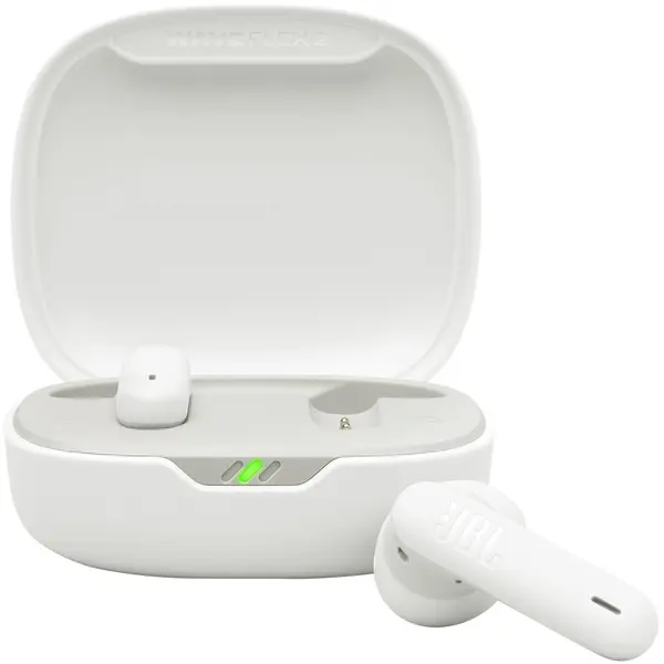 JBL Casti In-Ear JBL Wave Flex 2, True Wireless, Bluetooth, Autonomie 40 ore, Multi-Point, Alb