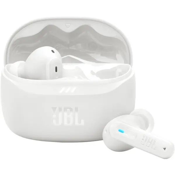 JBL Casti JBL Tune Beam 2, Wireless, Alb