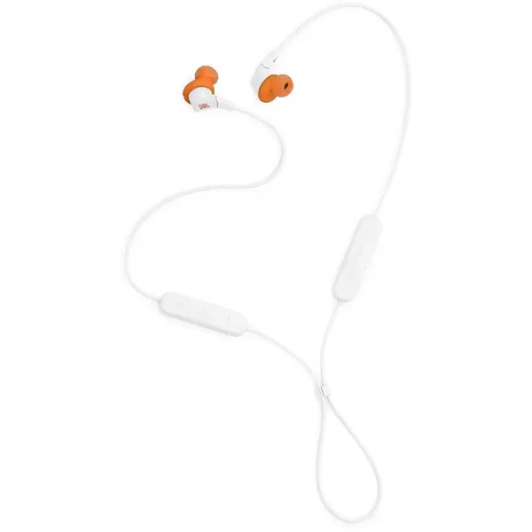 JBL Casti sport in-ear JBL Endurance Run 3, Bluetooth, Pure Bass, Sweatproof, autonomie 25 de ore, Alb