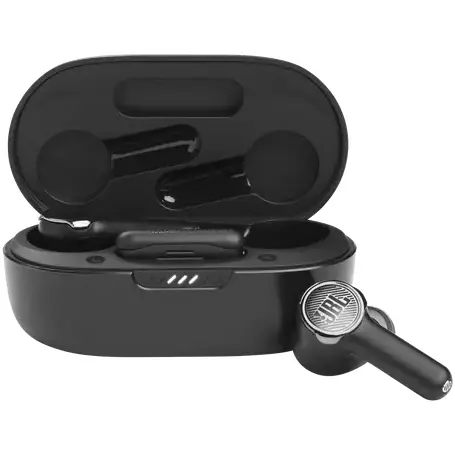 JBL Casti True Wireless JBL Quantum TWS, Bluetooth, Fast Pair, Dual Source, QuantumSURROUND, Negru