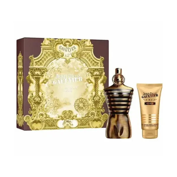 Jean Paul Gaultier Le Male Elixir Set cadou pentru bărbați Volum 125 ml EDP ​​​ + gel de duș 75 ml