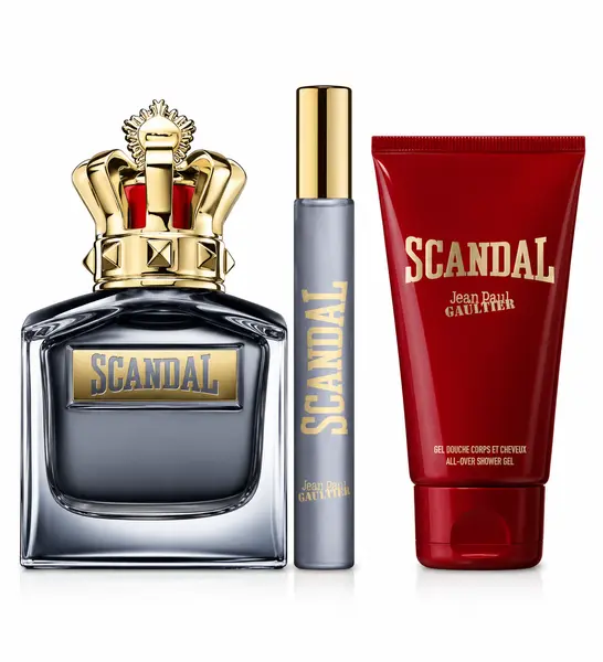 Jean Paul Gaultier – Scandal Pour Homme Eau De Toilette 100ml + Eau De Toilette 10ml + Shower Gel 75ml