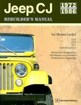Jeep CJ Rebuilder's Manual: 1972 to 1986, Paperback/Moses Ludel