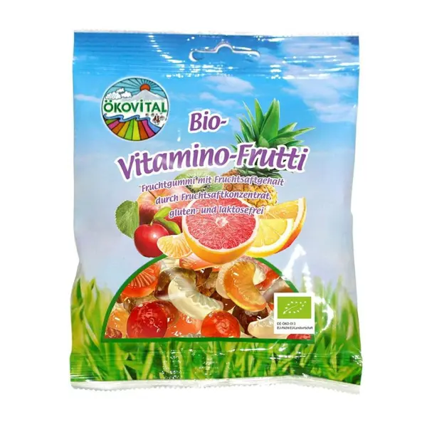 Jeleuri bio cu fructe si vitamine fara gluten si lactoza, eco - 80 g