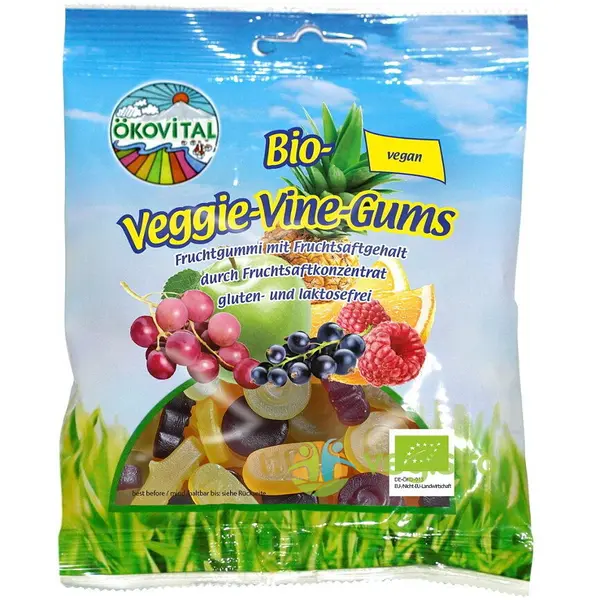 Jeleuri cu Fructe fara Gluten Ecologice/Bio 80g
