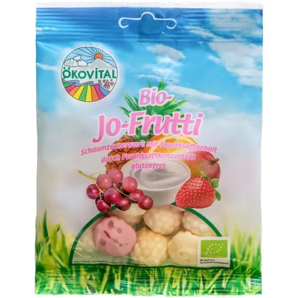 Jeleuri cu fructe si iaurt fara gluten, eco - 80 g