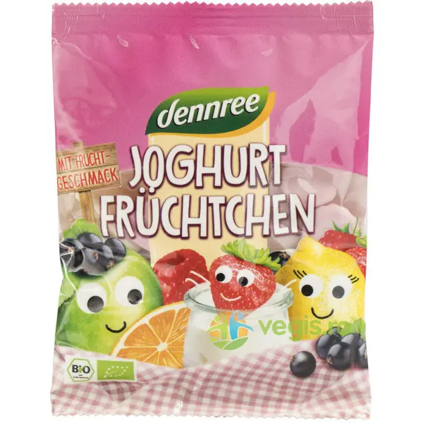 Jeleuri cu Iaurt si Fructe Ecologice/Bio 90g