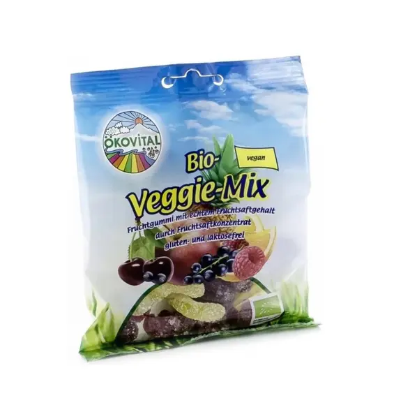 Jeleuri din fructe si legume fara gluten si lactoza, eco - 80 g