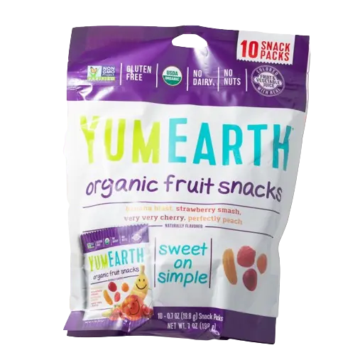 Jeleuri eco de fructe fara gluten, 10x19.9g, Yumearth