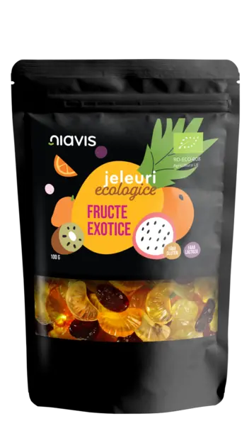 Jeleuri ecologice Fructe Exotice , 100g, Niavis