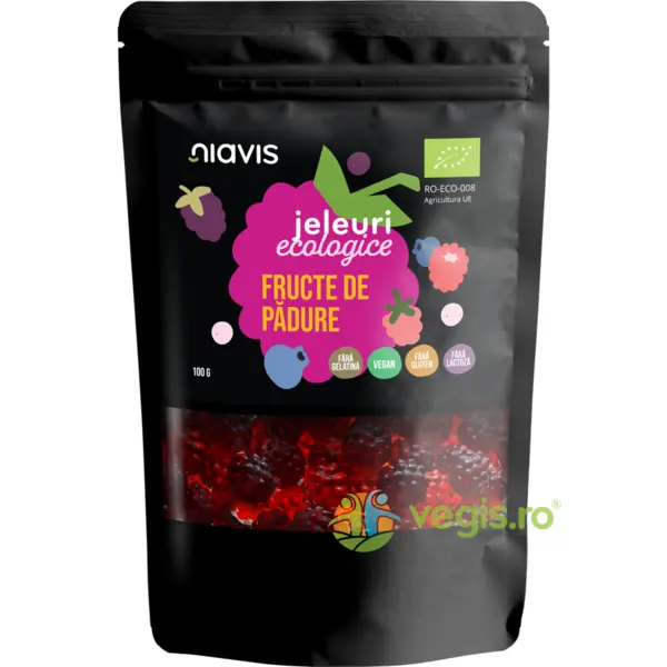 Jeleuri Fructe de Padure fara Gluten Ecologice/Bio 100g