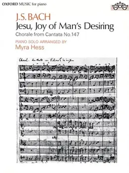 Jesu, Joy of Man's Desiring. Piano solo, Sheet Map/***