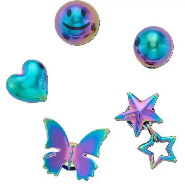 Jibbitz Crocs Iridescent Meta 5 Pack