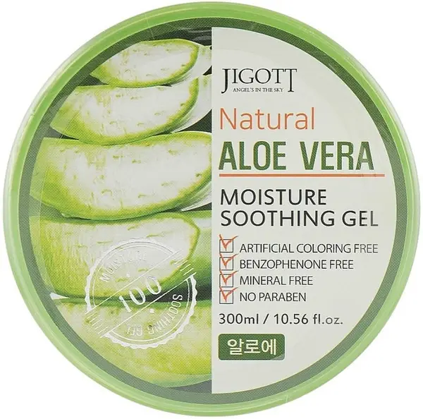 Jigott Natural Gel pentru față și corp Aloe Vera, 300 ml