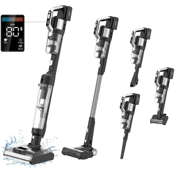 JIMMY Aspirator vertical Jimmy PW11 Pro Max 5-in-1, 460 W, Autonomie 80 minute, Aspirare umeda/uscata, Negru