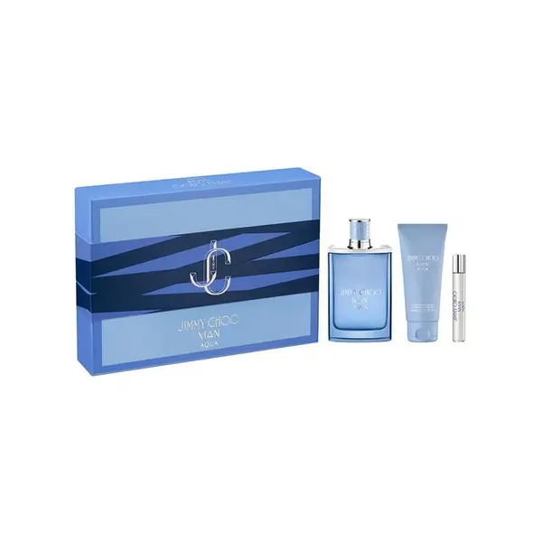 Jimmy Choo Man Aqua Set cadou pentru bărbați Volum EDT 50 ml + gel de duș 100 ml