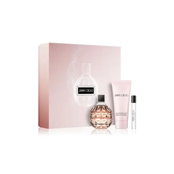 Jimmy Choo Set cadou pentru femei Volum 100 ml EDP + loțiune de corp 100 ml + EDP 7,5 ml