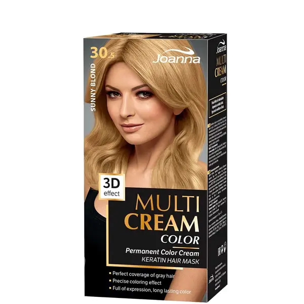 Joanna Multi Cream Permanent Color Cream Hair Dye - 30.5 Sunny Blond