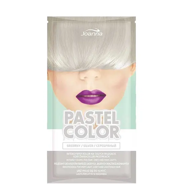 Joanna Pastel Color Semi Permanent Hair Colour Shampoo Dye 35g - Silver
