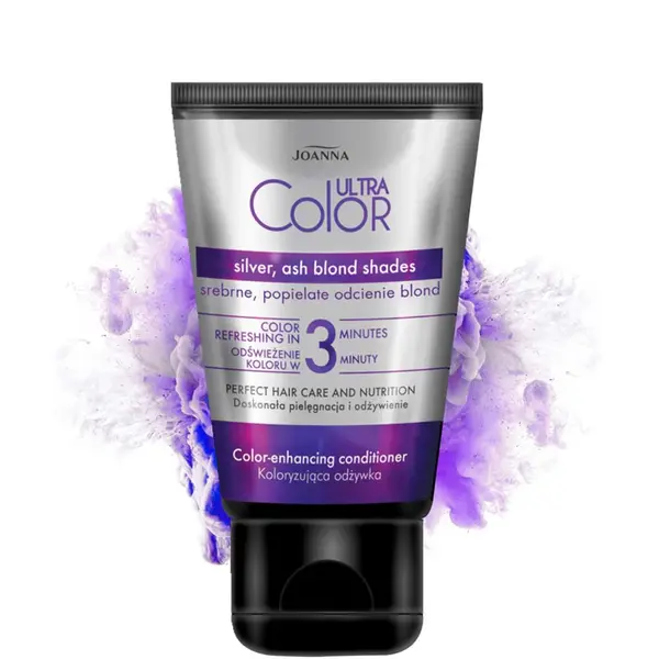 Joanna Ultra Color 3 Minutes Colour Enhancing Hair Conditioner 100g - Silver & Ash Blond shades