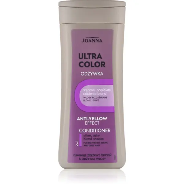 Joanna Ultra Color balsam hranitor si hidratant pentru par blond 200 g