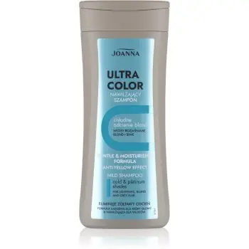 Joanna Ultra Color sampon violet neutralizeaza tonurile de galben