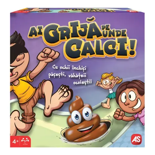 Joc AS Games - Ai grija pe unde calci!, lb. romana, +4 ani