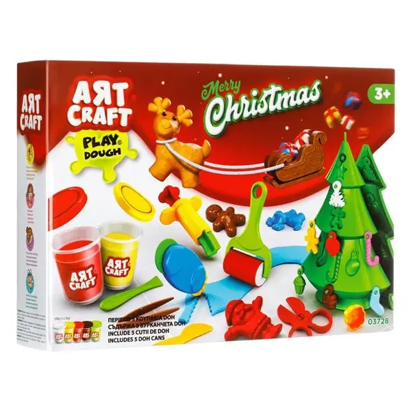 Joc creativ cu plastilina, Tematica Craciun