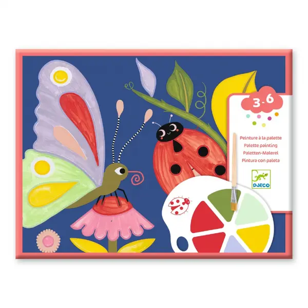 Joc creativ de pictura Fluturi si buburuze, Djeco