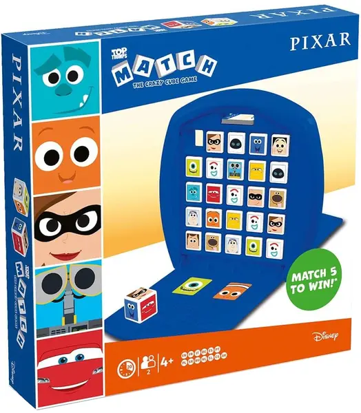 Joc cu cărți și cuburi Top Trumps Match - Pixar