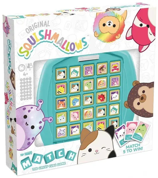 Joc cu cărți și cuburi Top Trumps Match - Squishmallows