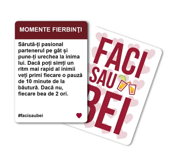 Joc de carti - Faci sau bei - Cupluri | Faci sau Bei