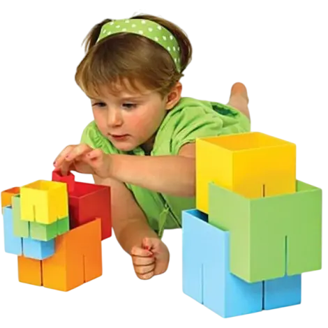 Joc de constructie Cuburi DADO Original - Fat Brain Toys