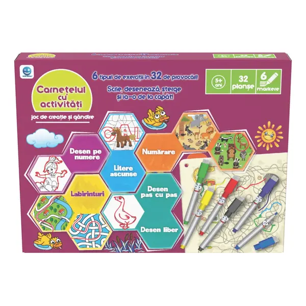 Joc de creatie si gandire, Smile Games, Carnetelul cu activitati
