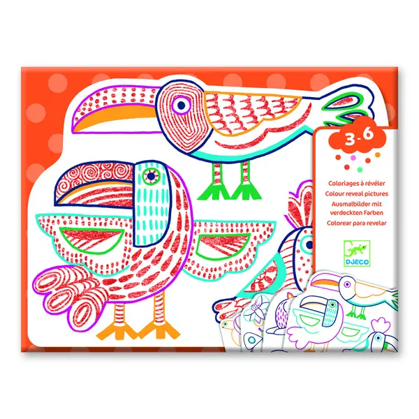 Joc de desenat Familii de animale, Djeco