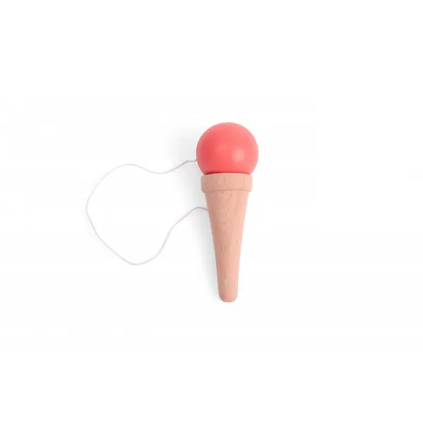 Joc de indemanare Kendama Inghetata din lemn,+6 ani