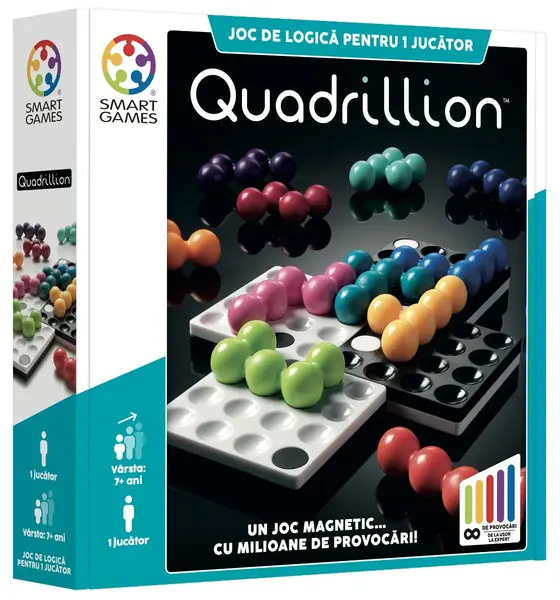 Joc de logica cu 60 de provocari, Smart Games, Quadrillion