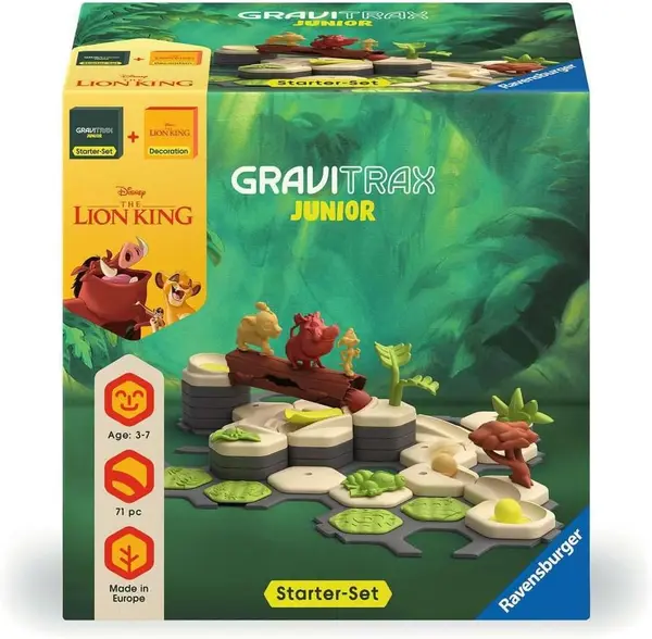 Joc de logică Ravensburger GraviTrax Junior Lion King Bundle
